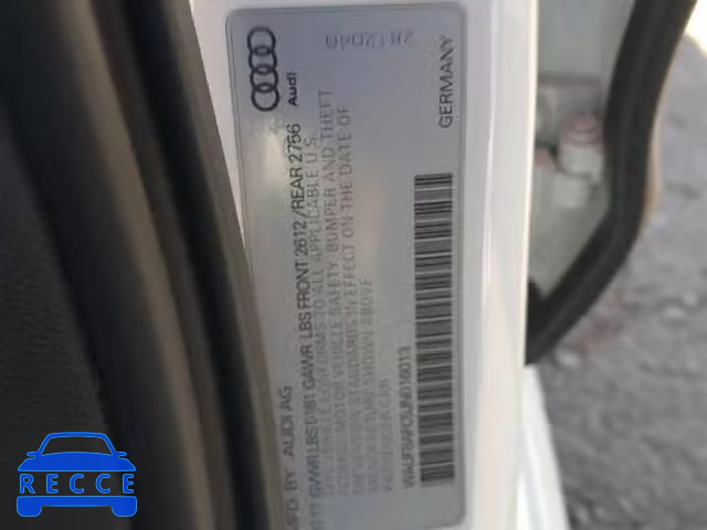 2018 AUDI A6 PREMIUM WAUF8AFC5JN016013 image 9