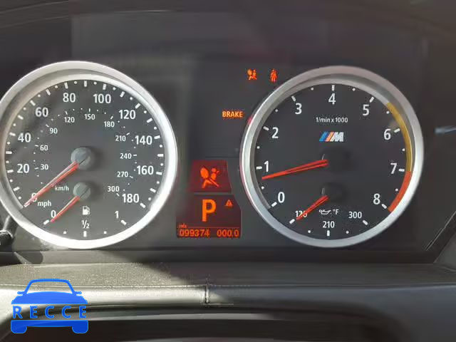 2011 BMW X6 M 5YMGZ0C50BLK14216 image 7