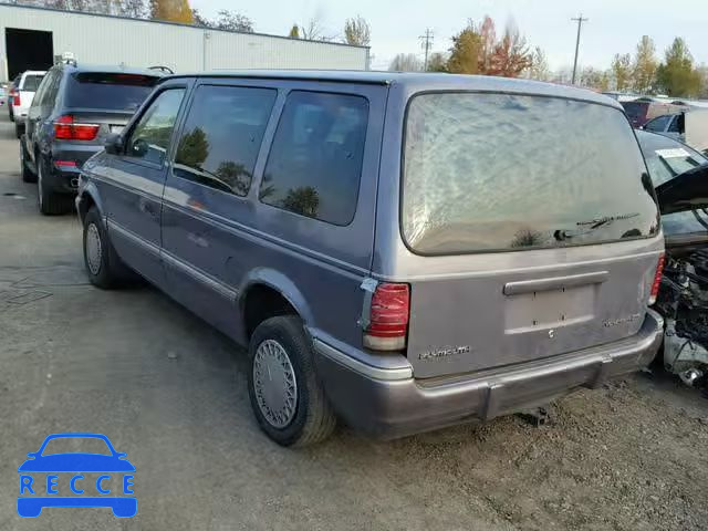 1993 PLYMOUTH VOYAGER SE 2P4GH45R2PR158048 image 2