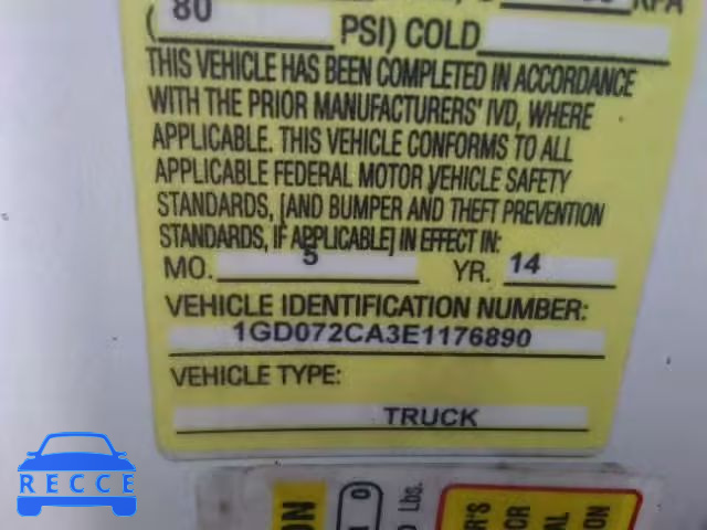 2014 GMC SAVANA CUT 1GD072CA3E1176890 зображення 9
