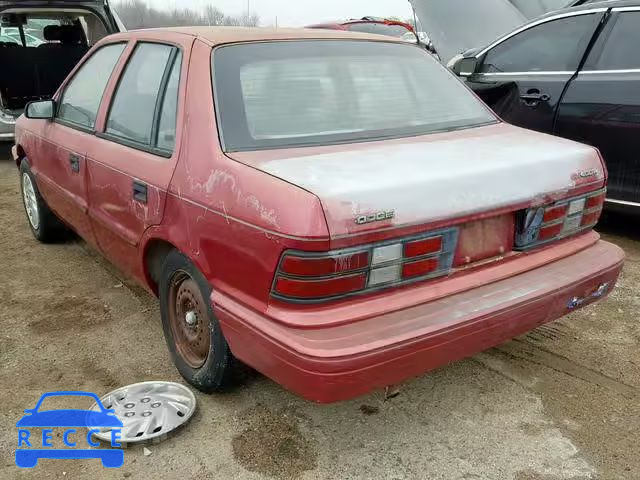 1994 DODGE SHADOW 1B3AP28K0RN199120 image 2