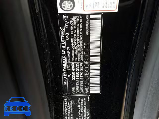2013 MERCEDES-BENZ SL 63 AMG WDDJK7EA1DF015155 image 9