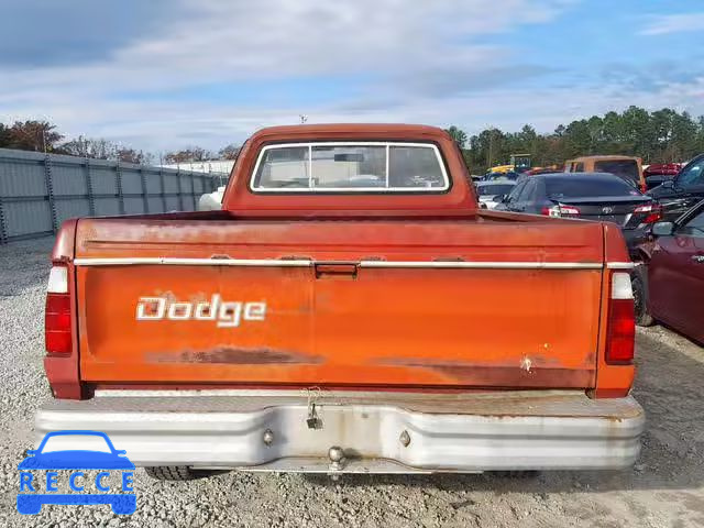 1979 DODGE PICKUP W14JB9S161501 image 8