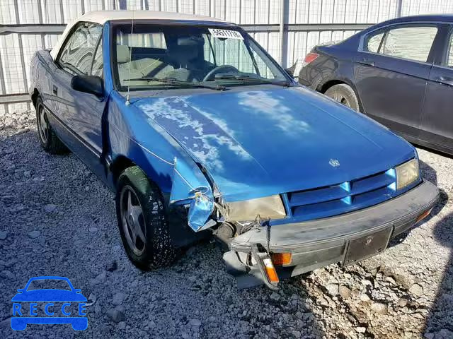 1991 DODGE SHADOW 3B3XP45KXMT552417 Bild 0