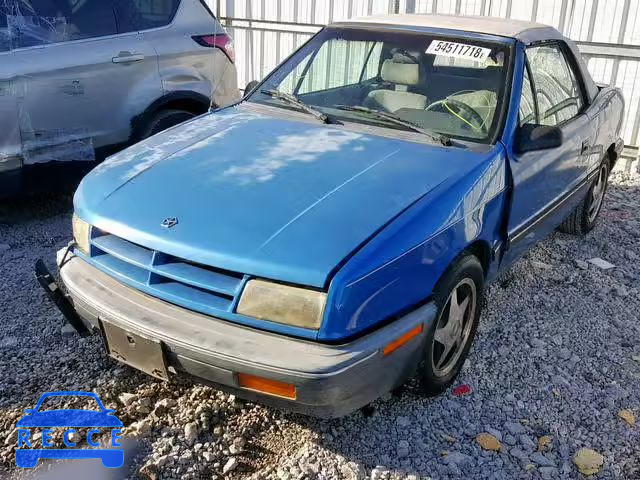 1991 DODGE SHADOW 3B3XP45KXMT552417 image 1