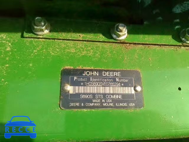 2014 JOHN DEERE 1H0S690SVE0765294 зображення 9