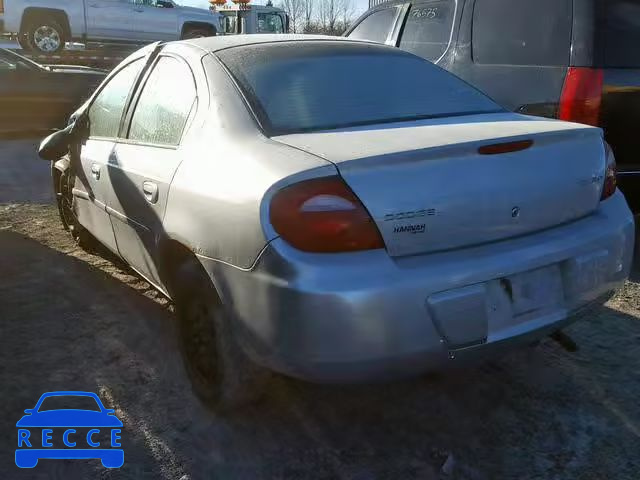 2005 DODGE NEON SX 2. 1B3ES46C25D272396 зображення 2