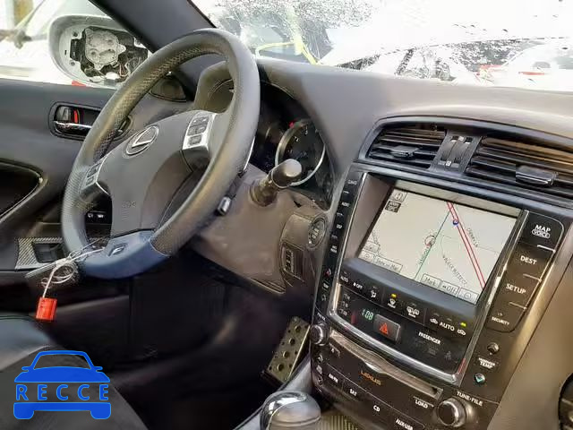2012 LEXUS IS F JTHBP5C22C5010176 image 8