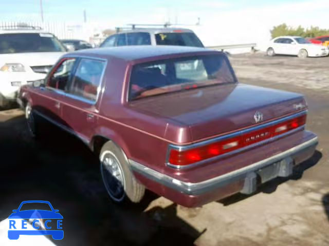 1990 DODGE DYNASTY LE 1B3XC56RXLD828726 Bild 2