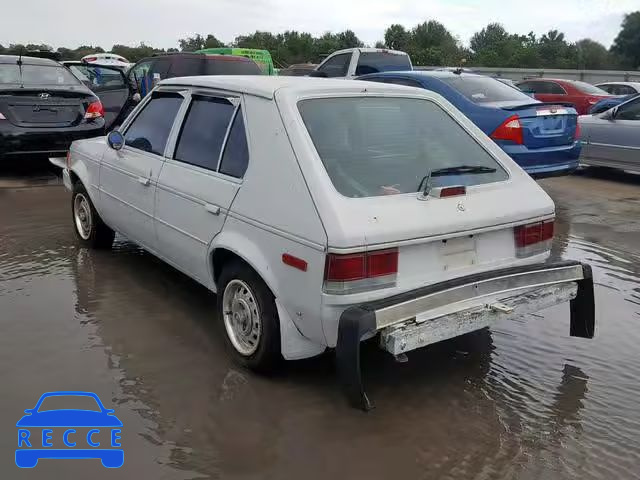 1989 DODGE OMNI EXPO 1B3BL18D8KY411987 image 2