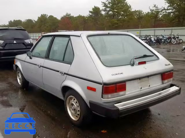 1988 DODGE OMNI EXPO 1B3BZ18D7JY101164 зображення 2