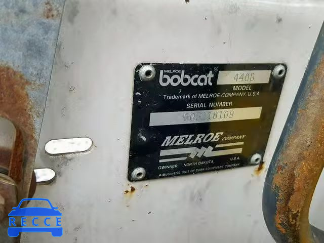 1993 BOBCAT SKIDSTEER 505218109 image 9