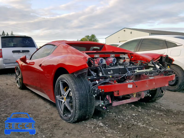 2015 FERRARI 458 SPIDER ZFF68NHA2F0204337 зображення 2