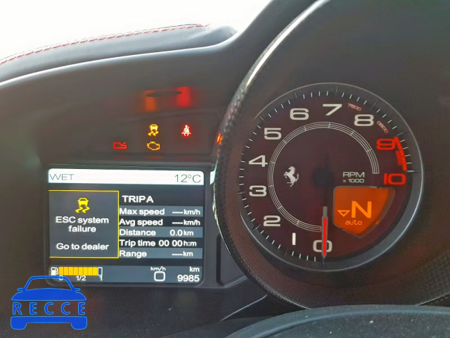 2015 FERRARI 458 SPIDER ZFF68NHA2F0204337 зображення 7