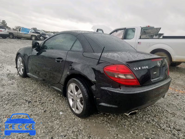 2011 MERCEDES-BENZ SLK 300 WDBWK5EA2BF239499 image 2