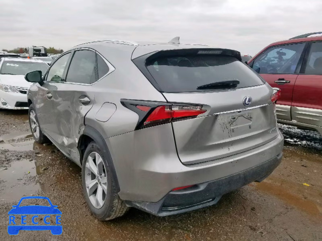 2017 LEXUS NX 300H JTJBJRBZ5H2069236 Bild 2