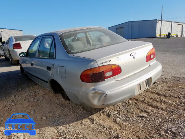 1999 CHEVROLET PRIZM 1Y1SK5280XZ413587 зображення 2