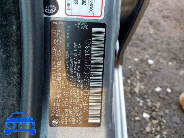 2005 BMW 325 IT WBAEN33405PC13861 image 9