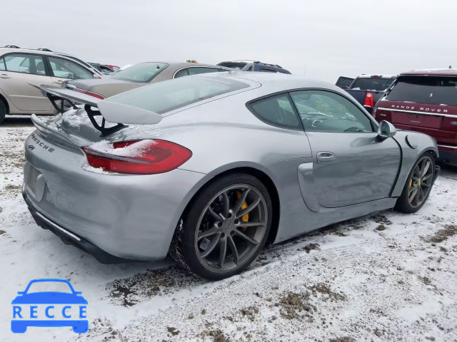 2016 PORSCHE CAYMAN GT4 WP0AC2A8XGK192697 зображення 3