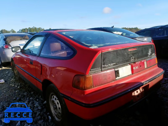 1990 HONDA CIVIC CRX JHMED8362LS000100 зображення 2