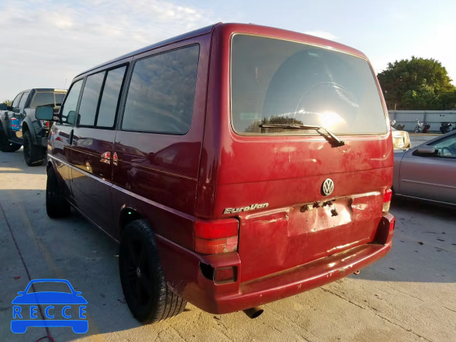 2002 VOLKSWAGEN EUROVAN GL WV2KB47062H098389 Bild 2