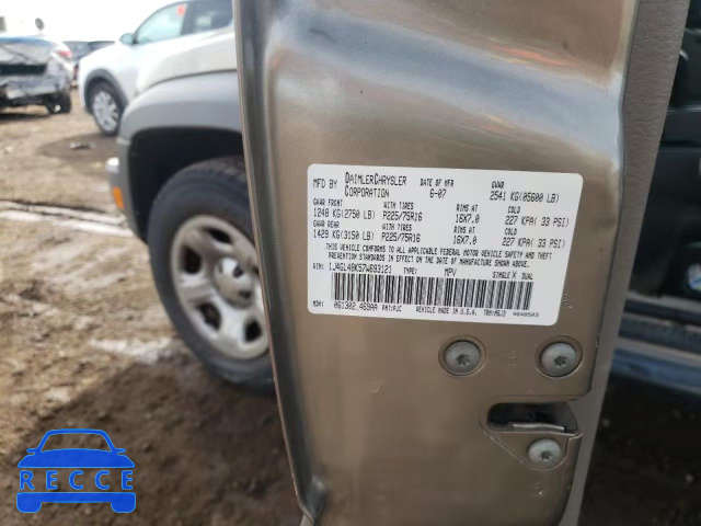 2007 JEEP SPORT 1J4GL48K57W693121 зображення 9