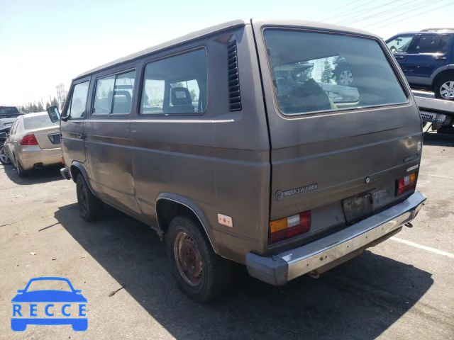 1985 VOLKSWAGEN VANAGON BU WV2YB025XFH075287 image 2