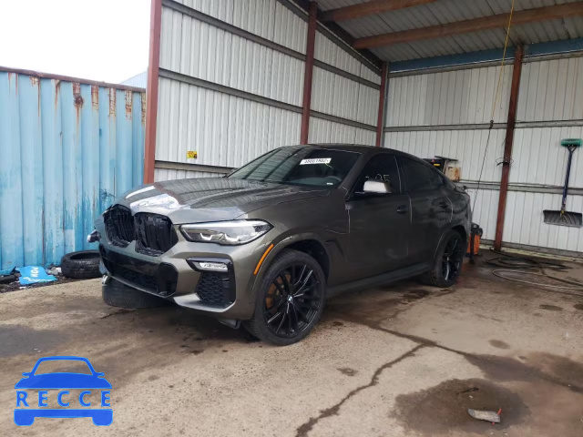 2021 BMW X6 XDRIVE4 5UXCY6C07M9E07949 image 1