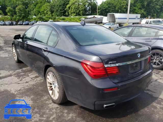 2013 BMW 740 LXI WBAYF4C51DD127898 зображення 2