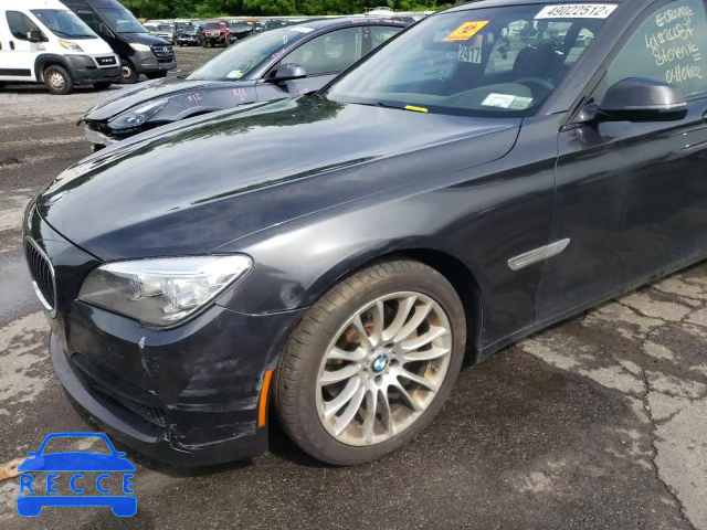 2013 BMW 740 LXI WBAYF4C51DD127898 зображення 8