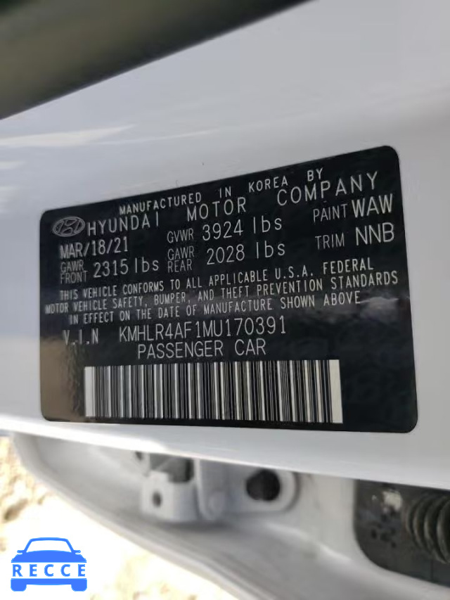 2021 HYUNDAI ELANTRA N KMHLR4AF1MU170391 image 9