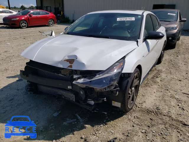2021 HYUNDAI ELANTRA N KMHLR4AF1MU170391 image 1