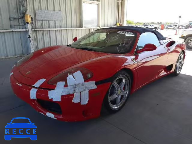 2004 FERRARI 360 SPIDER ZFFYT53A740135513 image 1