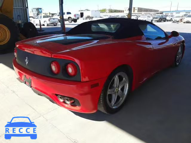 2004 FERRARI 360 SPIDER ZFFYT53A740135513 зображення 3