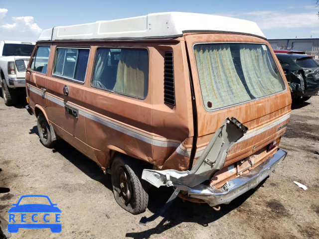 1983 VOLKSWAGEN VANAGON CA WV2ZB0257DH106481 image 2