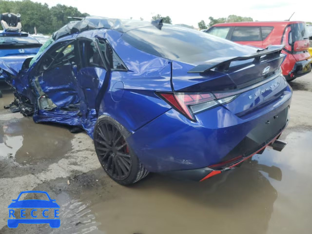 2022 HYUNDAI ELANTRA N KMHLW4AKXNU004426 image 2