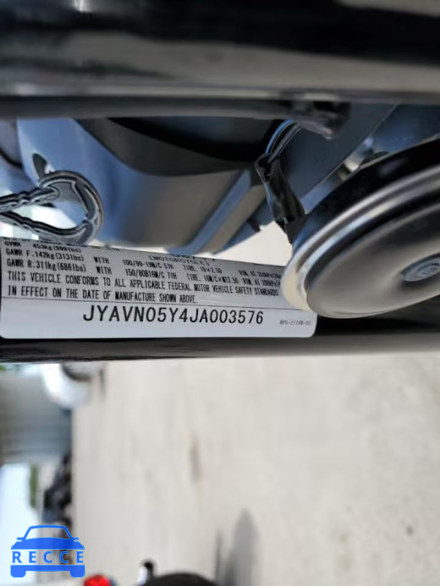 2018 YAMAHA XVS950 CU JYAVN05Y4JA003576 image 9