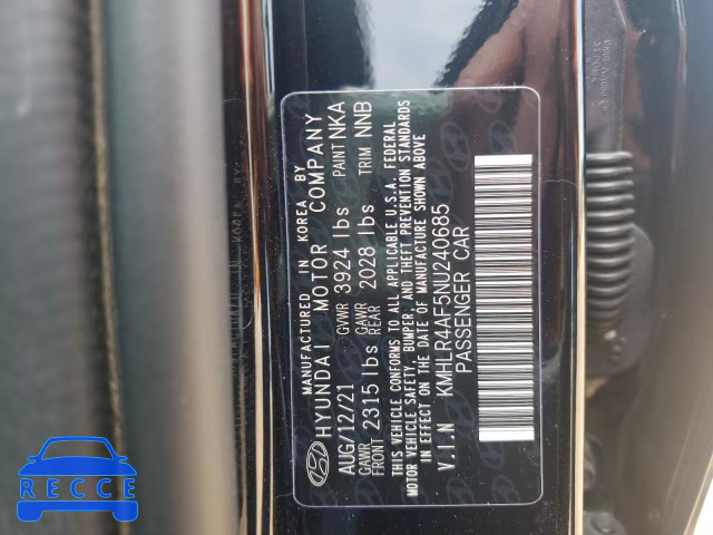 2022 HYUNDAI ELANTRA N KMHLR4AF5NU240685 image 9