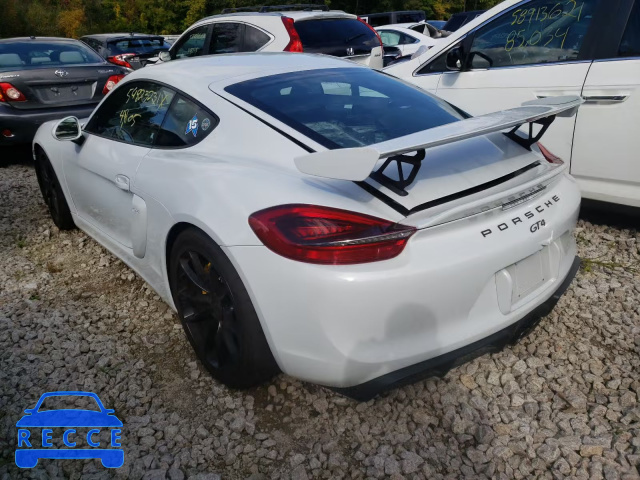 2016 PORSCHE CAYMAN GT4 WP0AC2A83GK192086 image 2