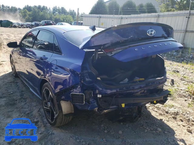 2022 HYUNDAI ELANTRA N KMHLR4AF8NU243998 image 2