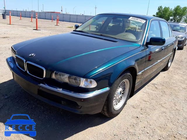 2000 BMW 750 IL WBAGJ0343YDD73631 image 1