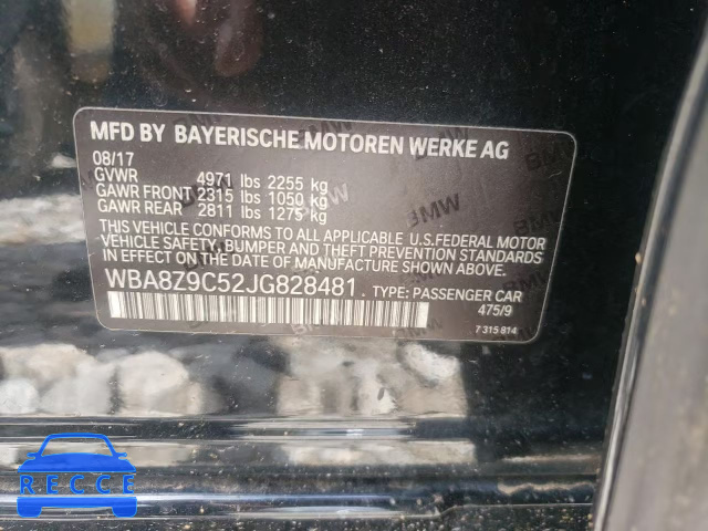 2018 BMW 330 XIGT WBA8Z9C52JG828481 зображення 9
