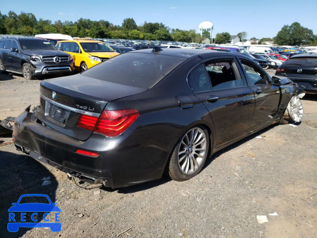 2014 BMW 740 LXI WBAYF4C51ED282260 зображення 3
