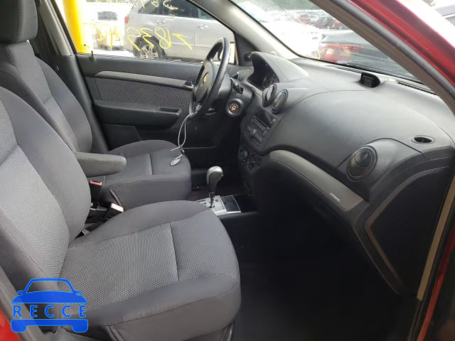 2009 CHEVROLET AVEO LS KL1TD56E89B332150 image 4