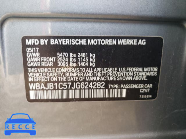 2018 BMW 530XE WBAJB1C57JG624282 Bild 9