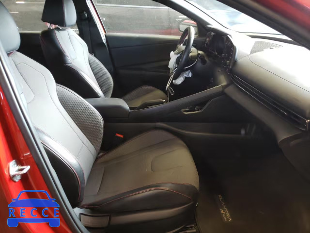 2021 HYUNDAI ELANTRA N KMHLR4AF2MU139991 image 4