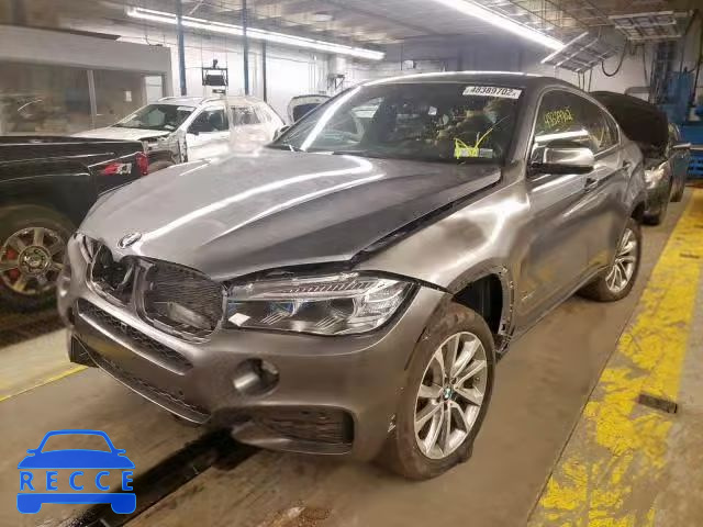 2017 BMW X6 XDRIVE5 5UXKU6C37H0W38651 зображення 1
