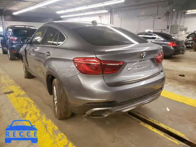 2017 BMW X6 XDRIVE5 5UXKU6C37H0W38651 зображення 2