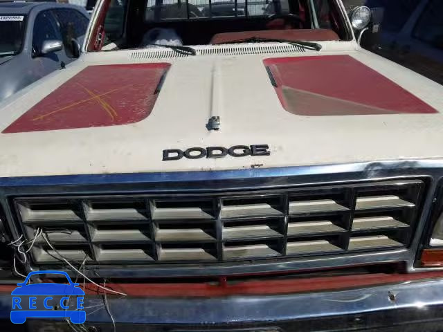 1984 DODGE W-SERIES W 1B7HW14T6ES255338 image 6