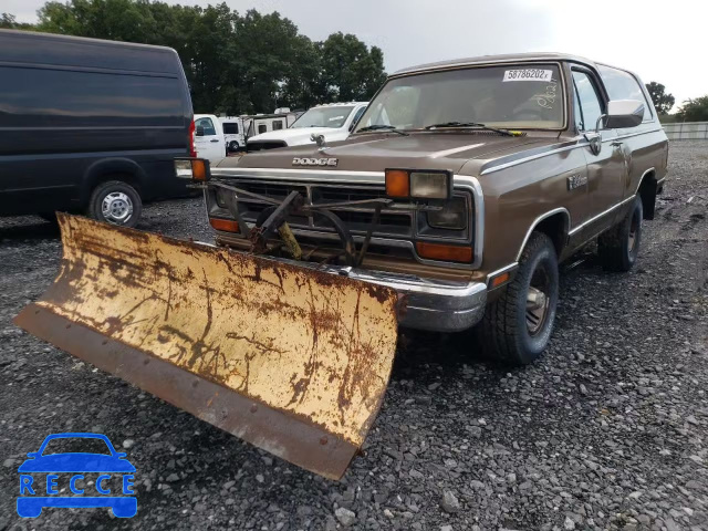 1989 DODGE RAMCHARGER 3B4GM17Y3KM952380 image 1